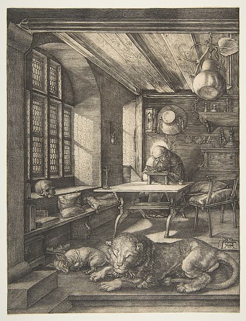 Saint Jerome in His Study, by Albrecht Dürer