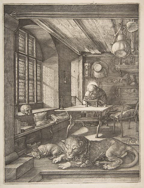 Saint Jerome in His Study, by Albrecht Dürer
