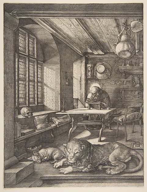 Saint Jerome in His Study, by Albrecht Dürer