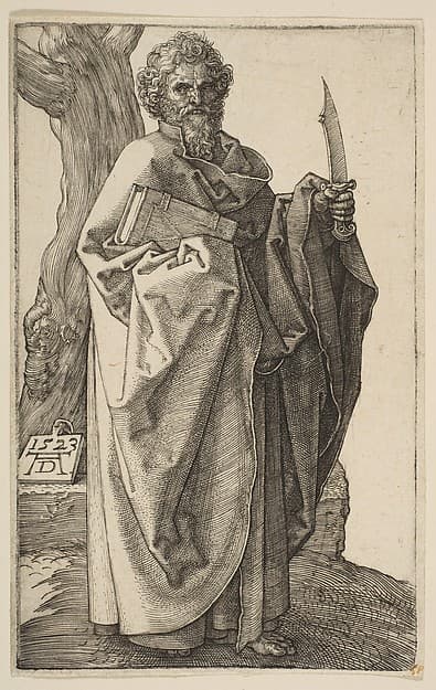 Saint Bartholomew, by Albrecht Dürer