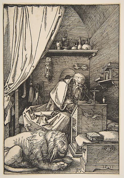 Saint Jerome in His Study, by Albrecht Dürer