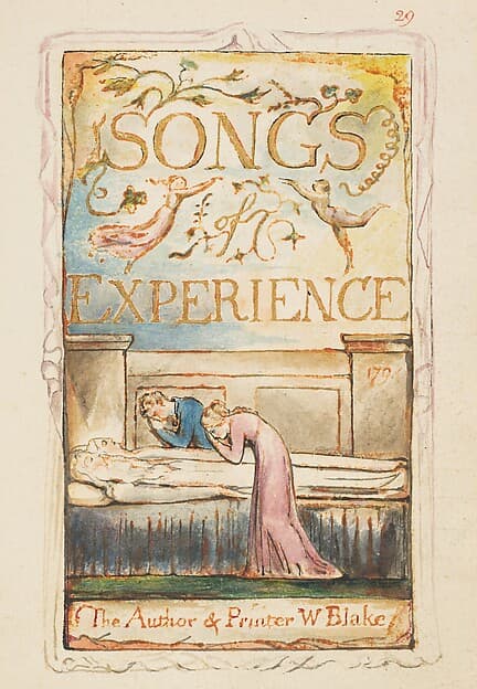Songs of Experience: Title-page, by William Blake