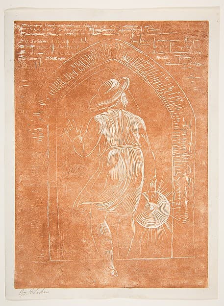 Frontispiece to Jerusalem, the Emanation of the Great Albion, by William Blake