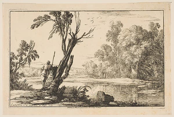 Man Seen From Behind, by Laurent de La Hyre