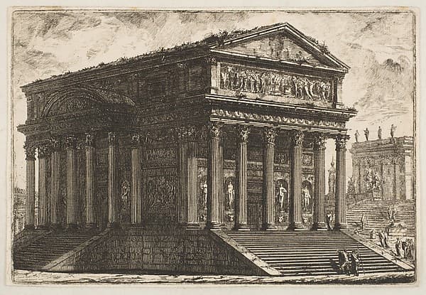 View of a Temple, by Pierre Moreau
