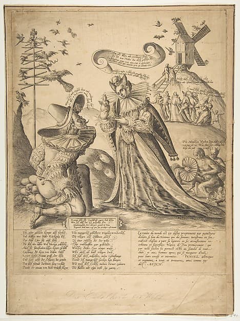 Allegory on Vanity, by Anonymous, German, 17th century