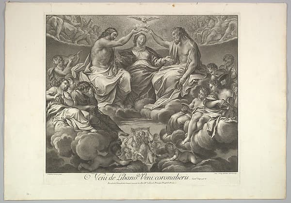 Coronation of the Virgin, by Annibale Carracci