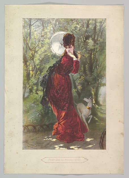 Première au Rendez-vous, by Anonymous, French, 19th century