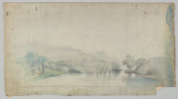 Design for a Stage Set, by Eugène Cicéri