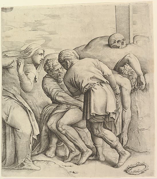 The Entombment of Christ, by Battista Franco