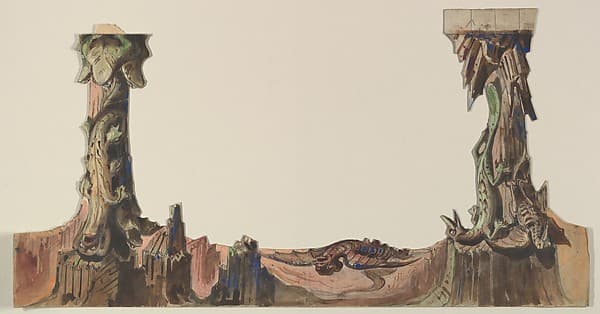 Design for a Stage Set, by Eugène Cicéri