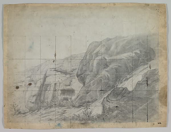 Design for a Stage Set, by Eugène Cicéri