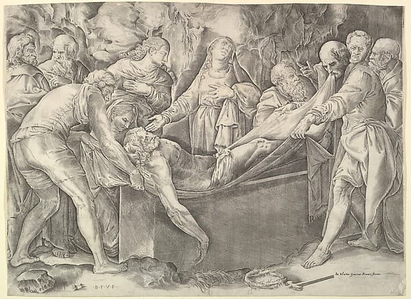 The Entombment, by Battista Franco