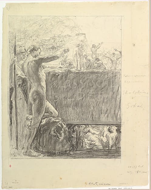 Cover design for "Klassischer Skulpurenschatz", by Otto Greiner