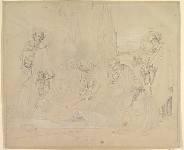 The Lamentation, by Johann Friedrich Overbeck