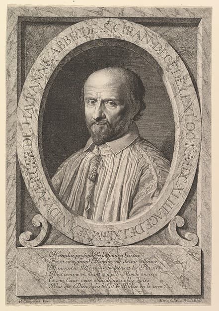 Jean Duvergier de Hauranne, abbe de Saint-Cyran, by Jean Morin
