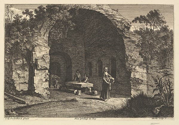 La Caffarella (ou Grotte d'Egerie), by Jean Morin