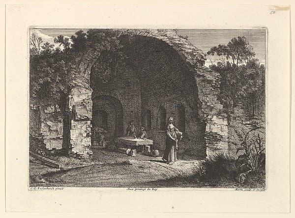 La Caffarella (ou Grotte d'Egerie), by Jean Morin