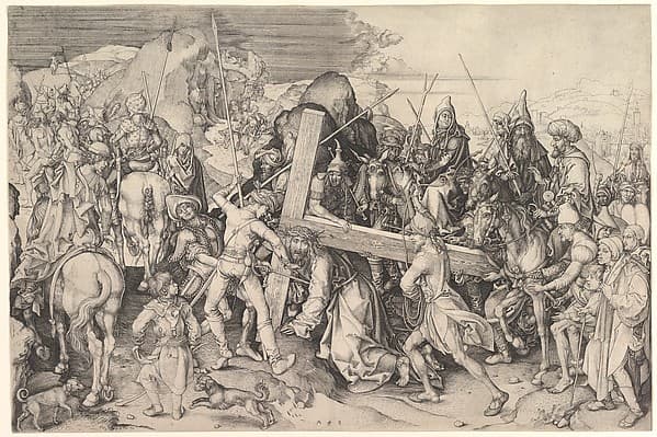 Christ Carrying the Cross, by Martin Schongauer
