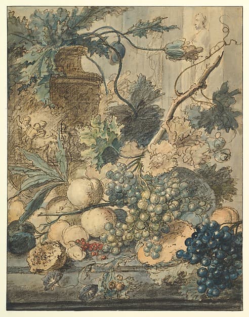 Still Life with Fruit, by Jan van Huysum