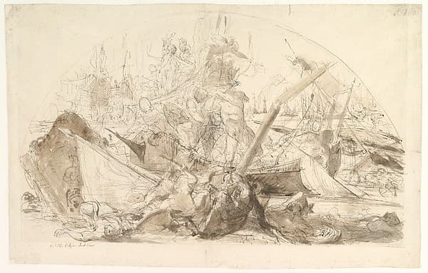 The Naval Battle of Meloria, by Giovanni David