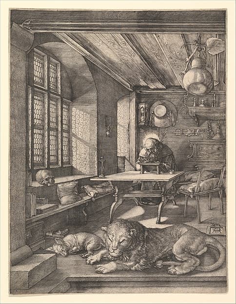Saint Jerome in His Study, by Albrecht Dürer