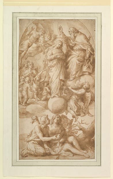 Allegory of the Immaculate Conception with the Fall of Man, by Alessandro Turchi