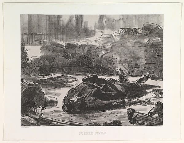 Civil War, by Edouard Manet