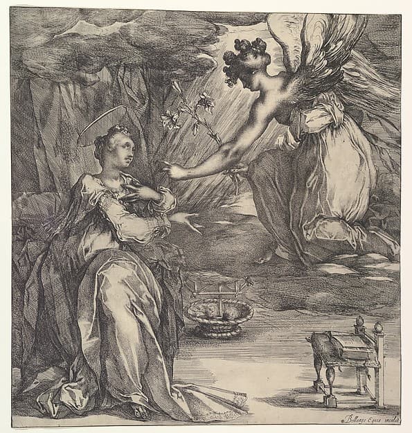 The Annunciation, by Jacques Bellange