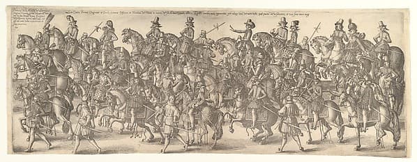 Plate from Funeral of Charles III of Lorraine, by Jacques Bellange