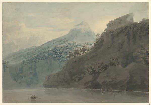 On the Gulf of Salerno near Vietri, by John Robert Cozens
