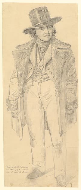 Portrait of H. Gluckmann of Poland, by Bartolomeo Pinelli