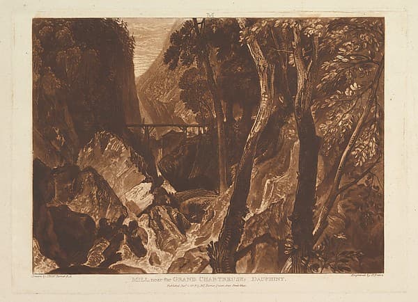 Mill Near the Grand Chartreuse, Dauphiny, part XI, plate 54 from "Liber Studiorum", by Joseph Mallord William Turner