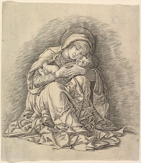 The Virgin and Child, by Andrea Mantegna