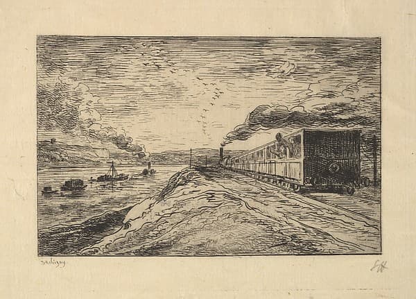 The Departure, by Charles-François Daubigny