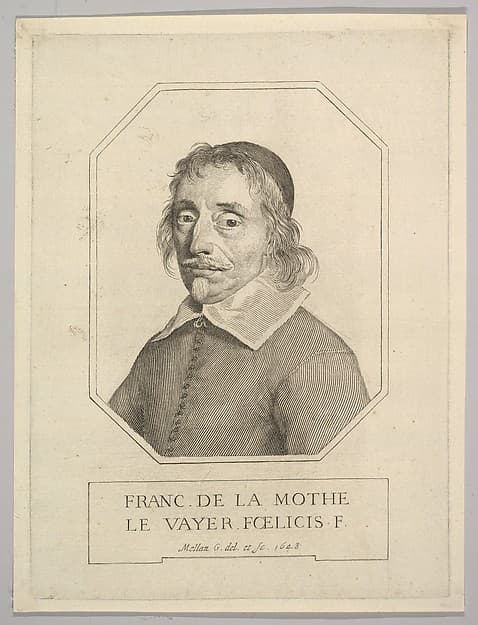 François de La Mothe Le Vayer, by Claude Mellan