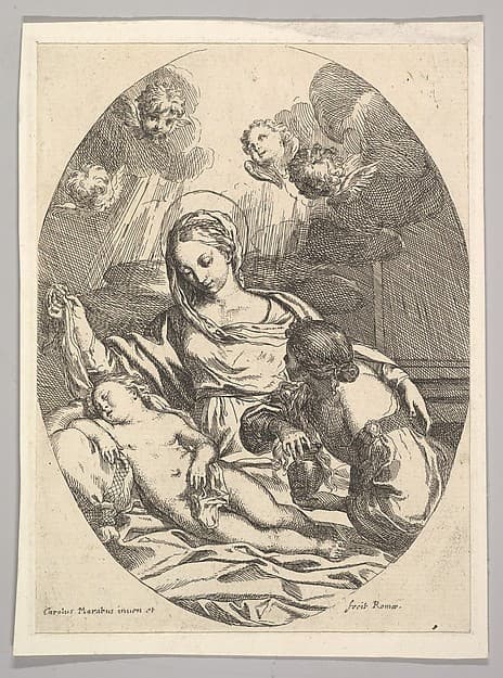 Virgin and Child with St. Mary Magdalen, by Carlo Maratti