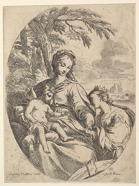 The Marriage of St. Catherine, by Carlo Maratti