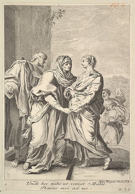 Visitation (copy in reverse), by Joseph Wagner