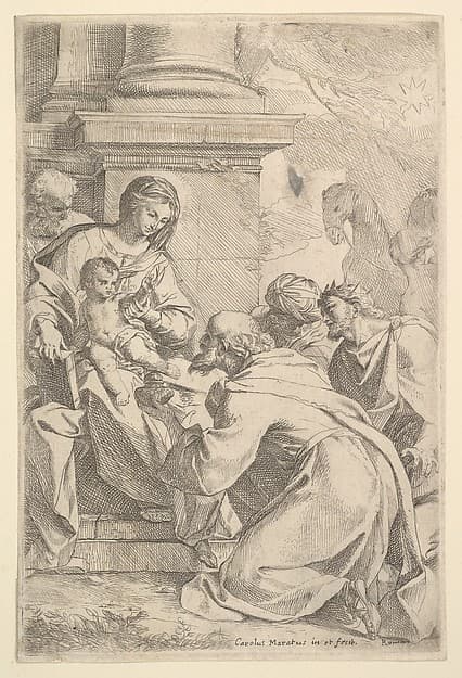 The Adoration of the Magi, by Carlo Maratti