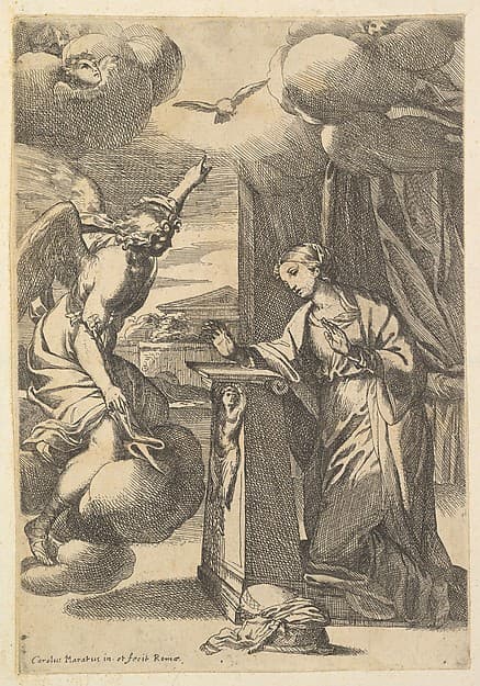 The Annunciation, by Carlo Maratti