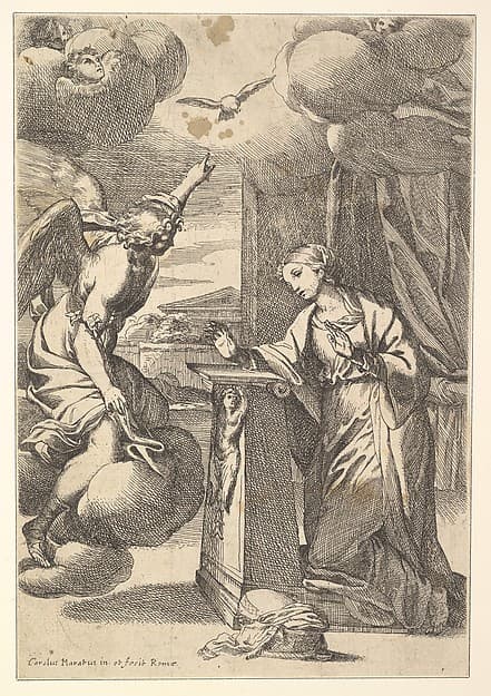 The Annunciation, by Carlo Maratti
