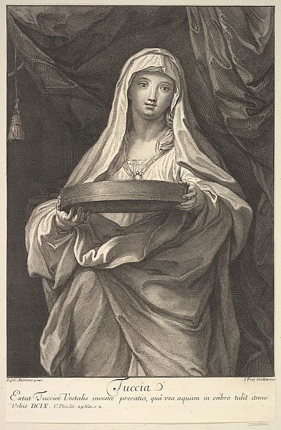 Tuccia, by Johann Jakob Frey the Elder