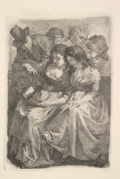 Schadow and His Family, by Johann Gottfried Schadow