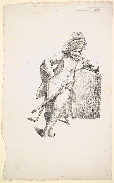 The Thoughtful Captain, by Johann Gottfried Schadow