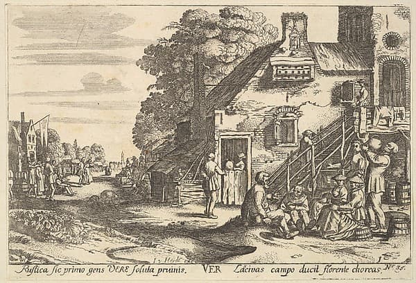 Ver (Spring), by Wenceslaus Hollar