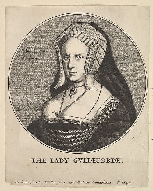 The Lady Guldeforde (Mary Wotton, Lady Guildford), by Wenceslaus Hollar