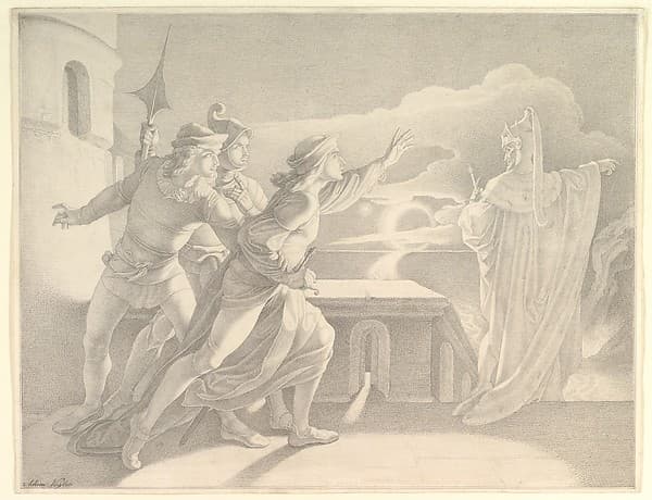 Hamlet and the Ghost of his Father, by Adam Vogler