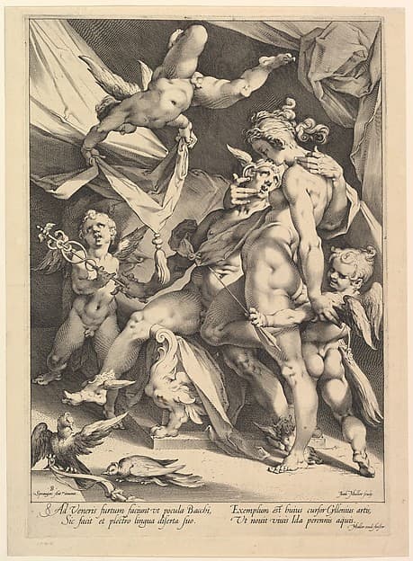 Venus and Mercury, by Jan Muller