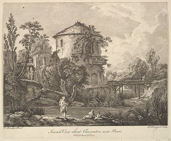 Second View of Charenton near Paris, by Peter Paul Benazech